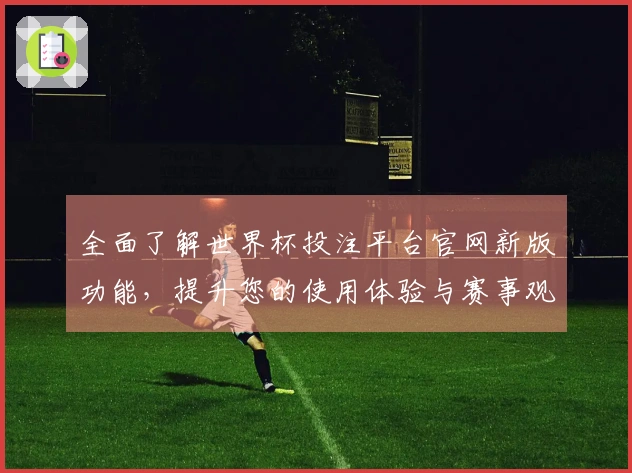 全面了解世界杯投注平台官网新版功能，提升您的使用体验与赛事观看乐趣